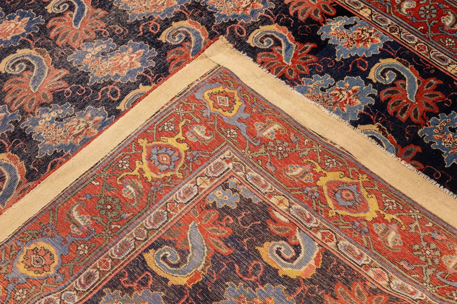 Antique Persian Bidjar Rug 7'1'' X 13'7'' - 9