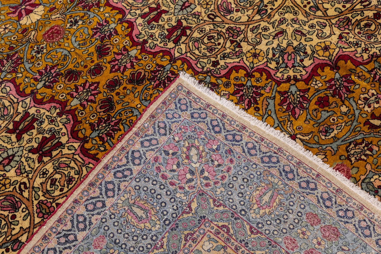 Antique Persian Tehran Rug 7'3'' X 9'10'' - 9