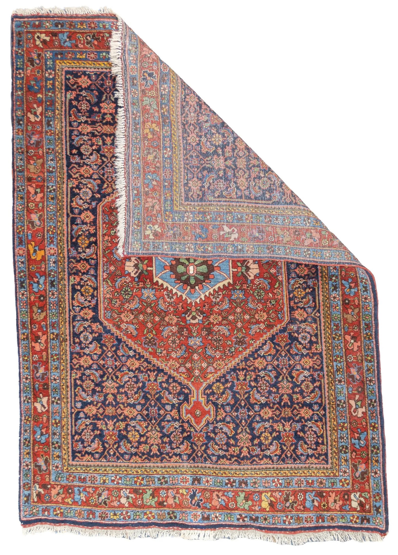 Antique Persian Bidjar Rug 3'8'' X 5'2'' - 2