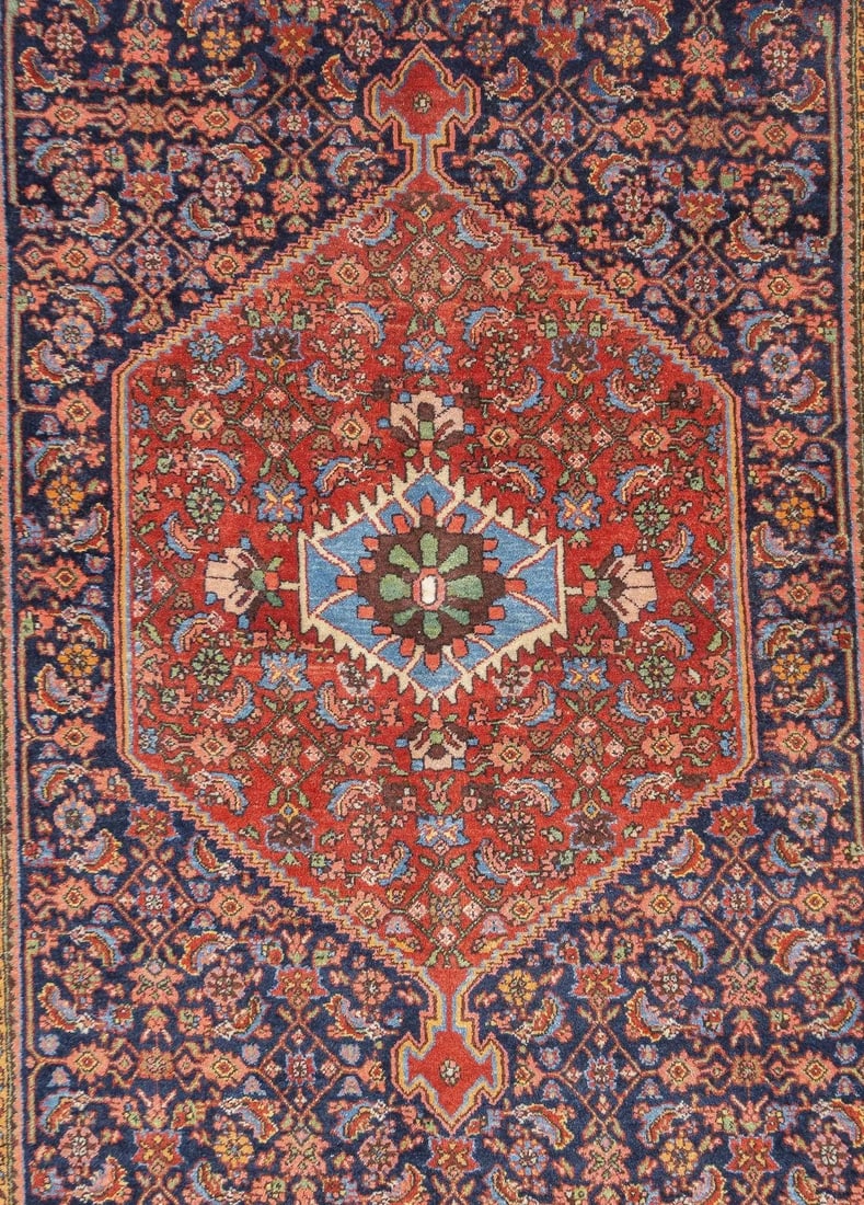 Antique Persian Bidjar Rug 3'8'' X 5'2'' - 3