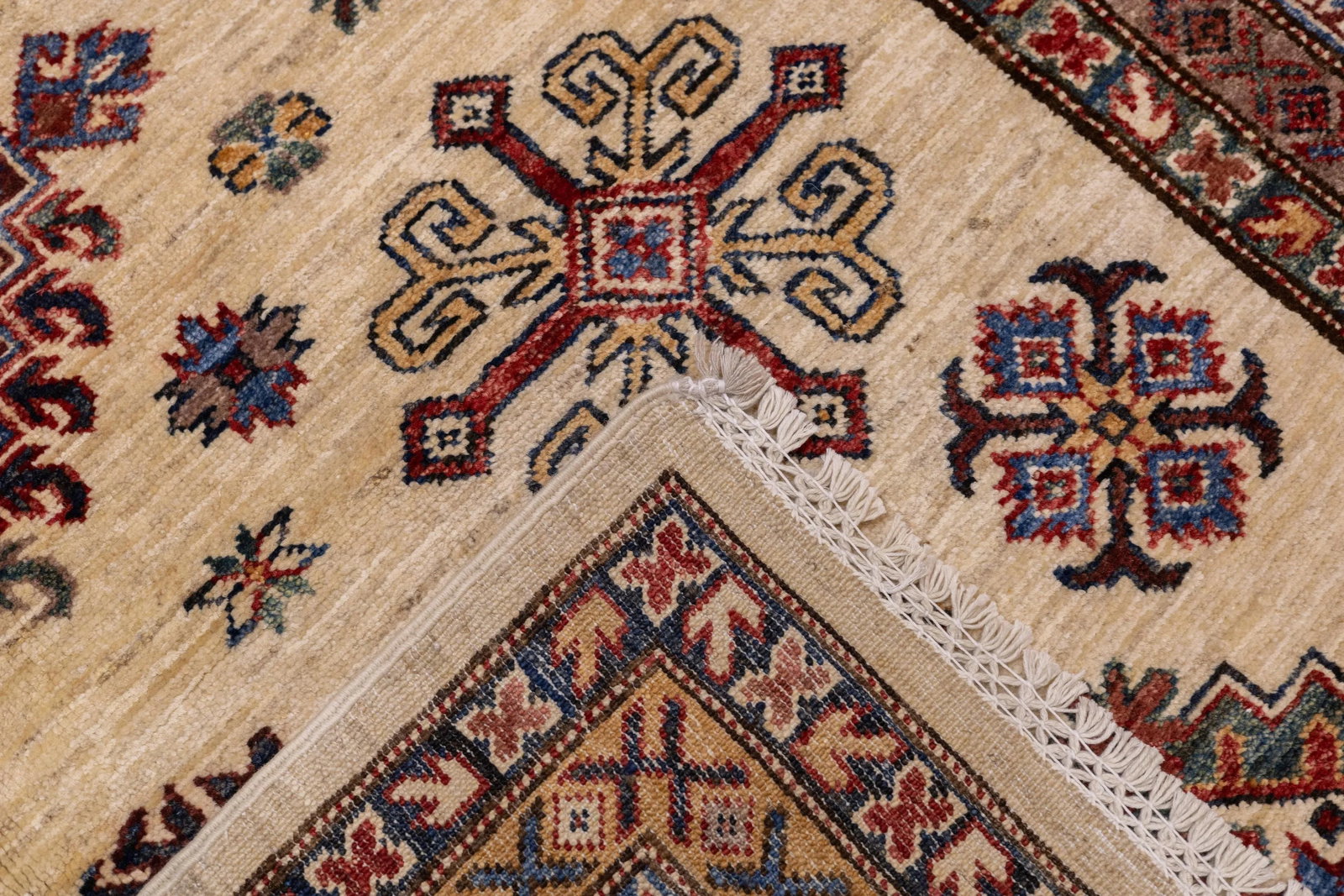 Contemporary Geometric Kazak Rug 5'7'' X 9'1'' - 11