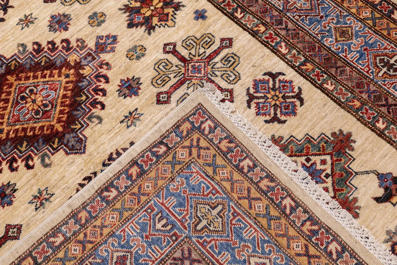 Contemporary Geometric Kazak Rug 5'7'' X 9'1'' - 12