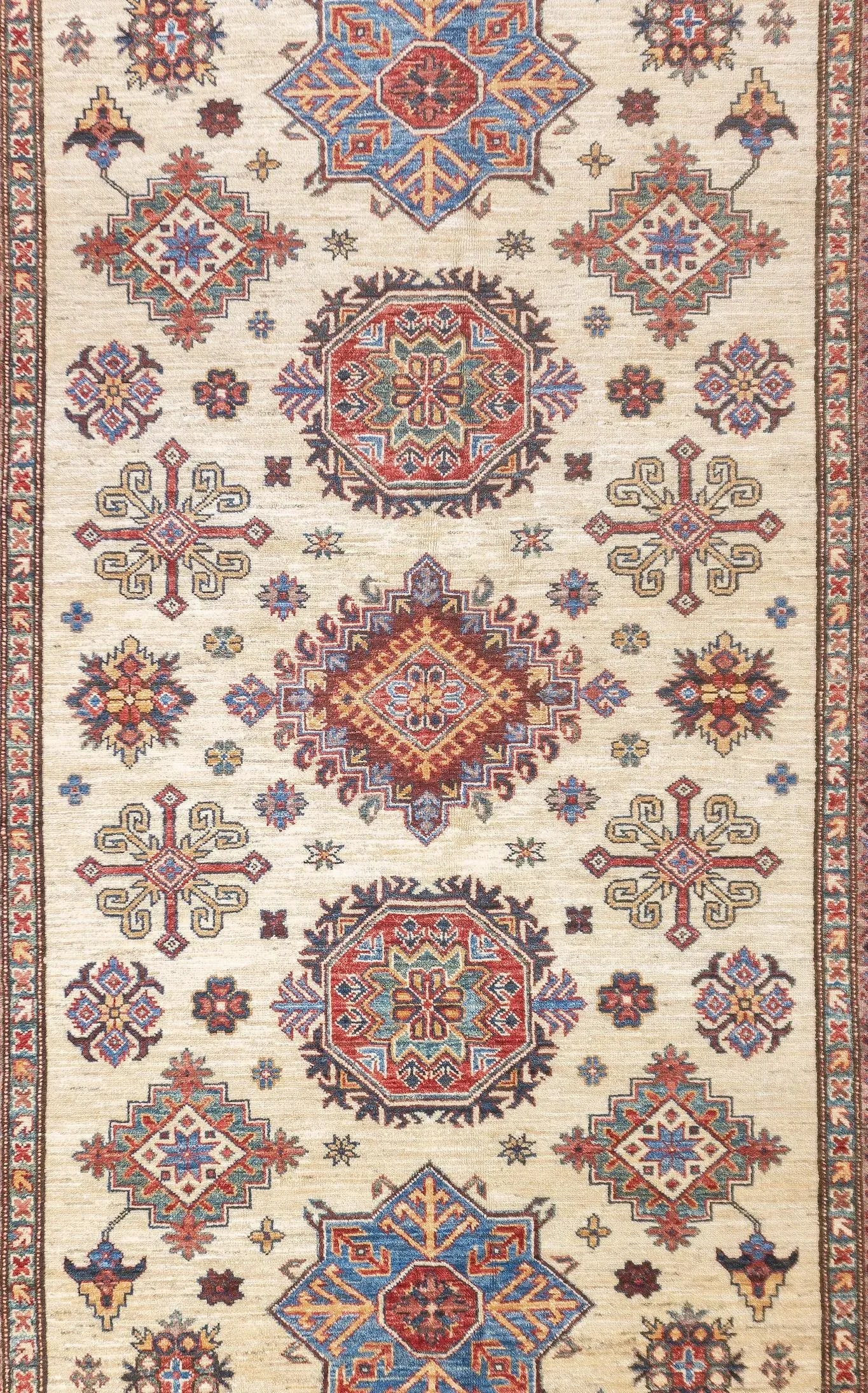 Contemporary Geometric Kazak Rug 5'7'' X 9'1'' - 3