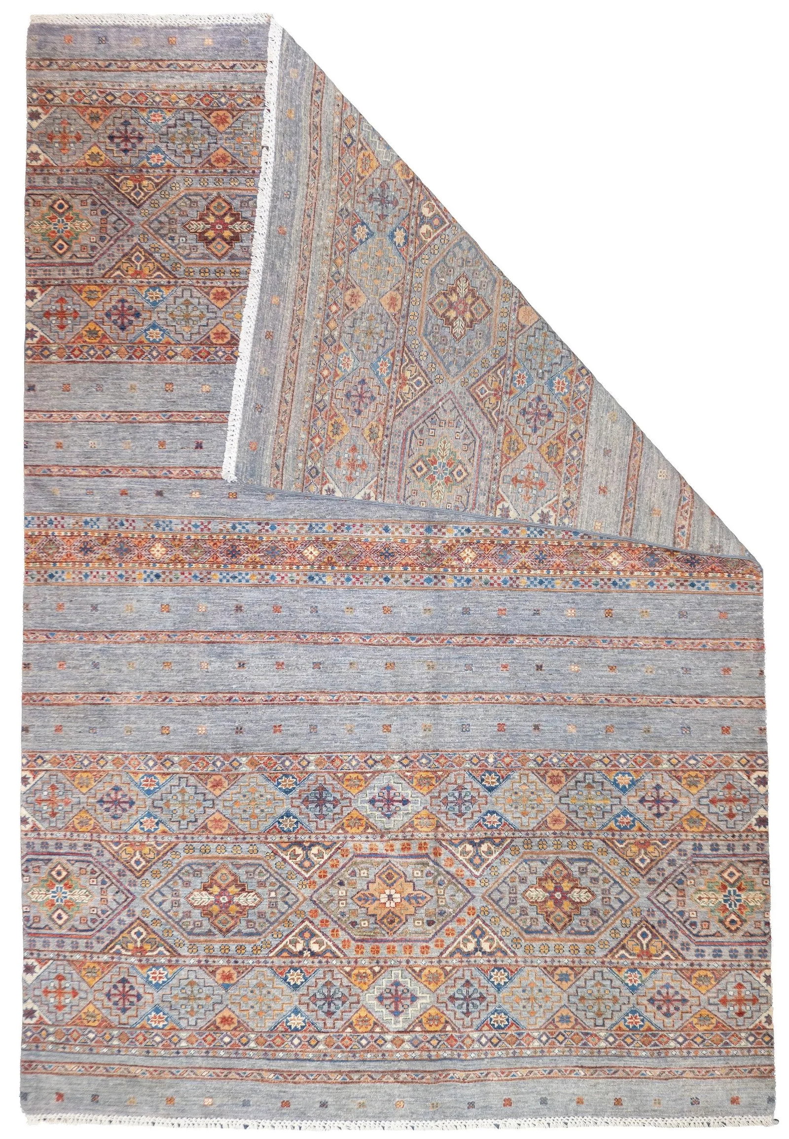 Fine Gabbeh Wool Rug 6'0" X 8'10'' - 2