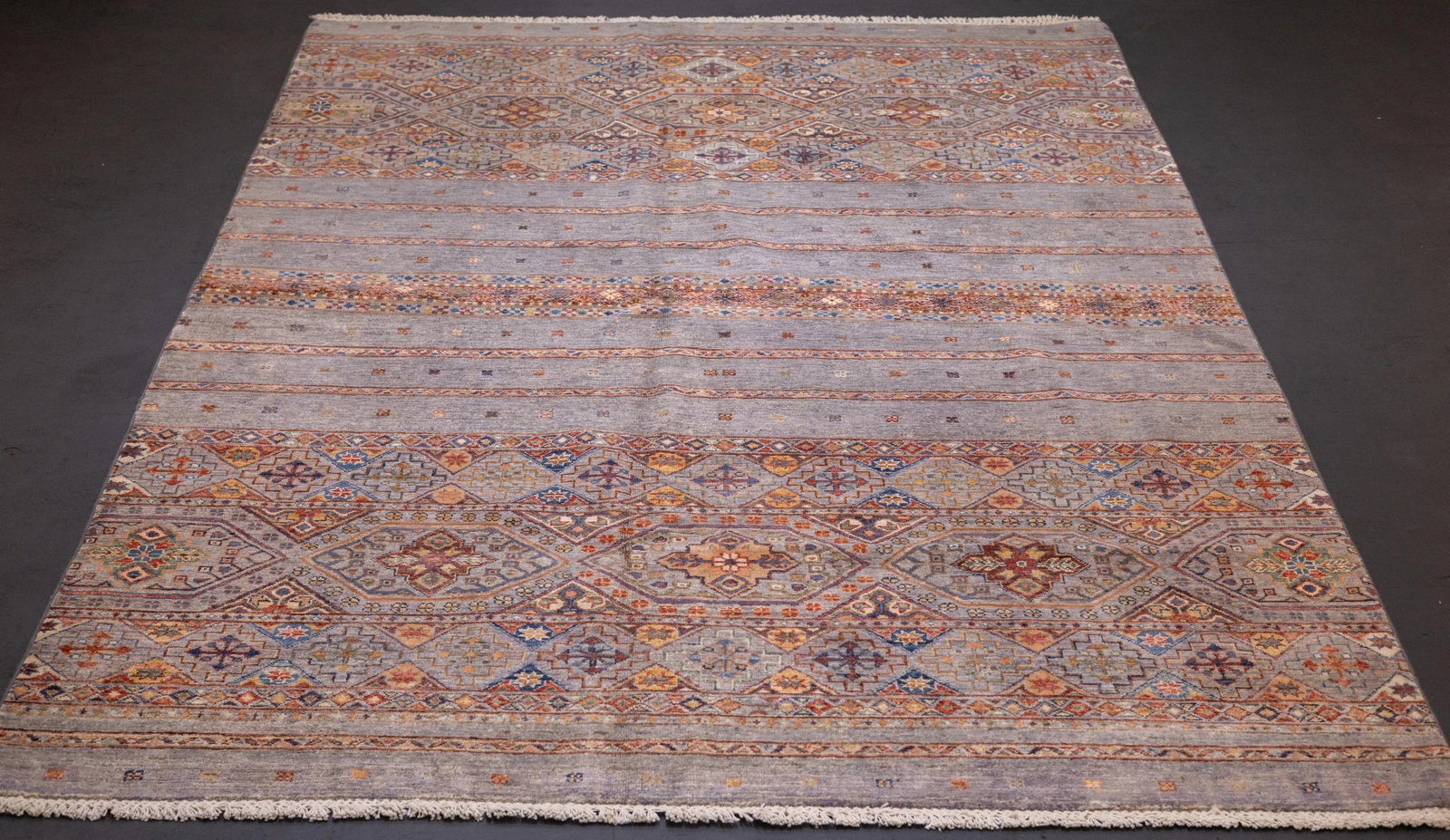 Fine Gabbeh Wool Rug 6'0" X 8'10'' - 4