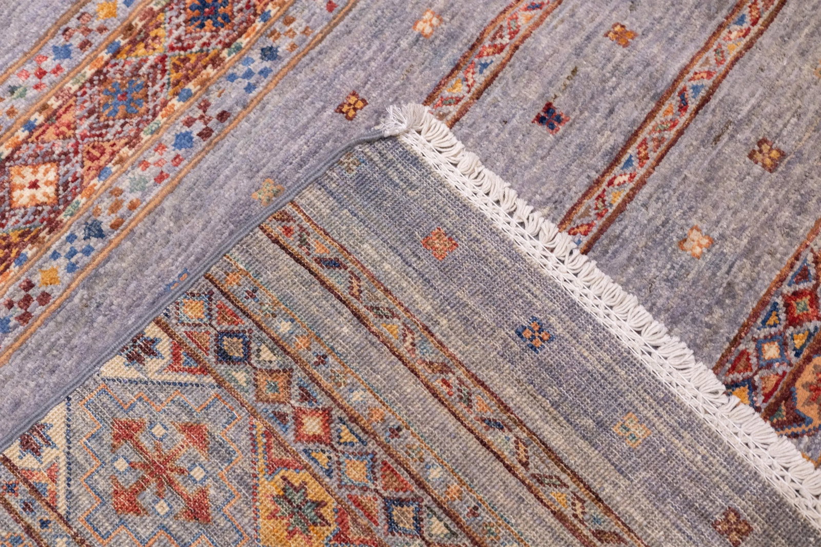 Fine Gabbeh Wool Rug 6'0" X 8'10'' - 6