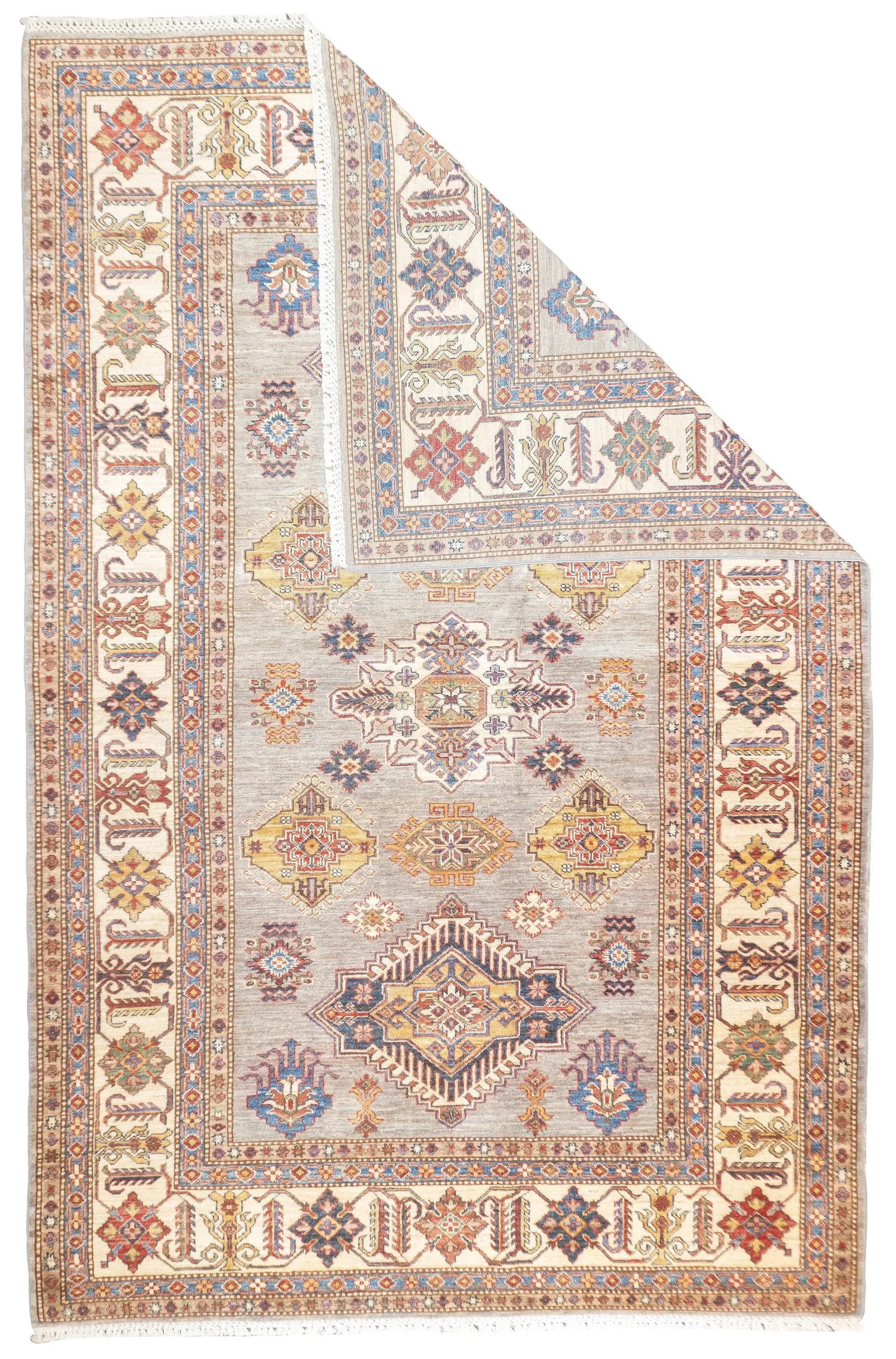 Contemporary Fine Pak Kazak Rug 6'0" X 9'3'' - 2