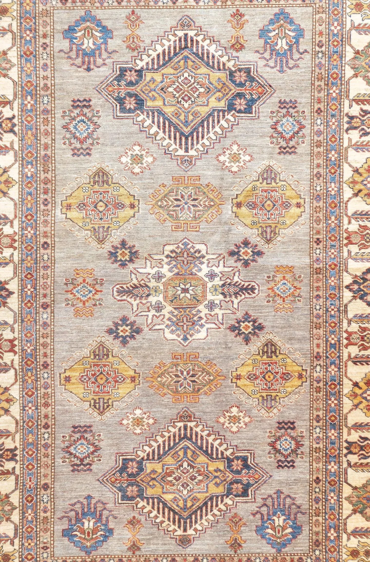 Contemporary Fine Pak Kazak Rug 6'0" X 9'3'' - 3
