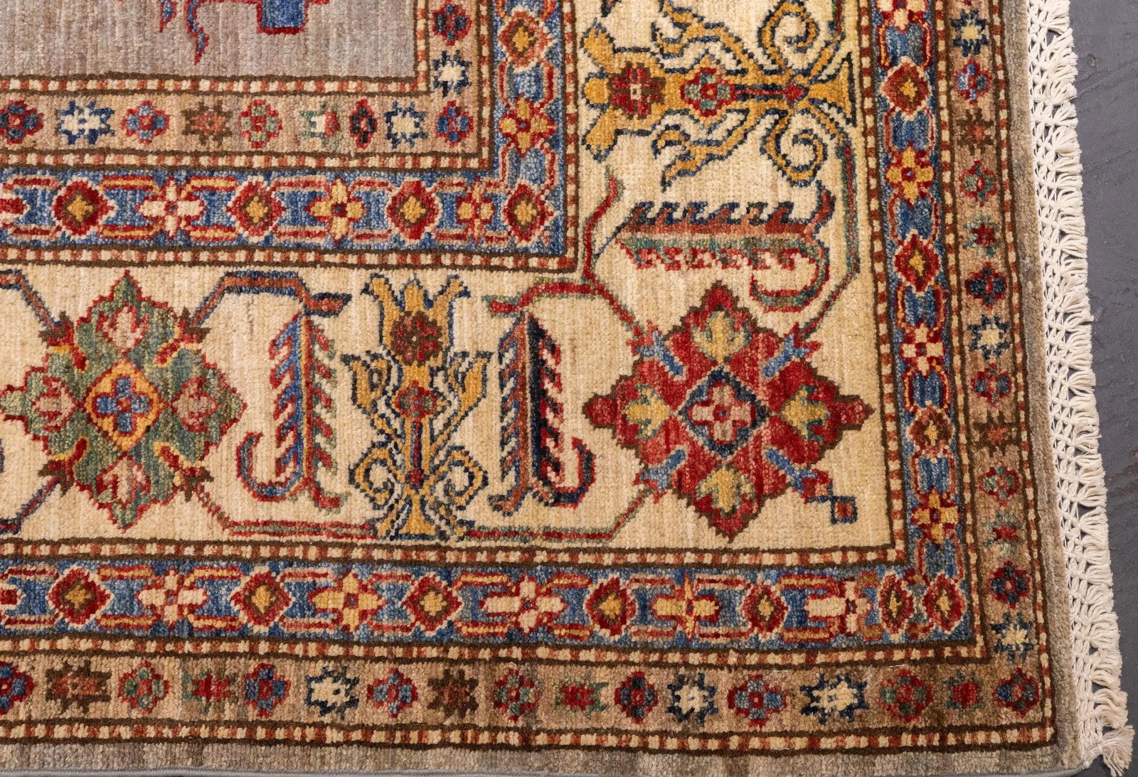 Contemporary Fine Pak Kazak Rug 6'0" X 9'3'' - 7