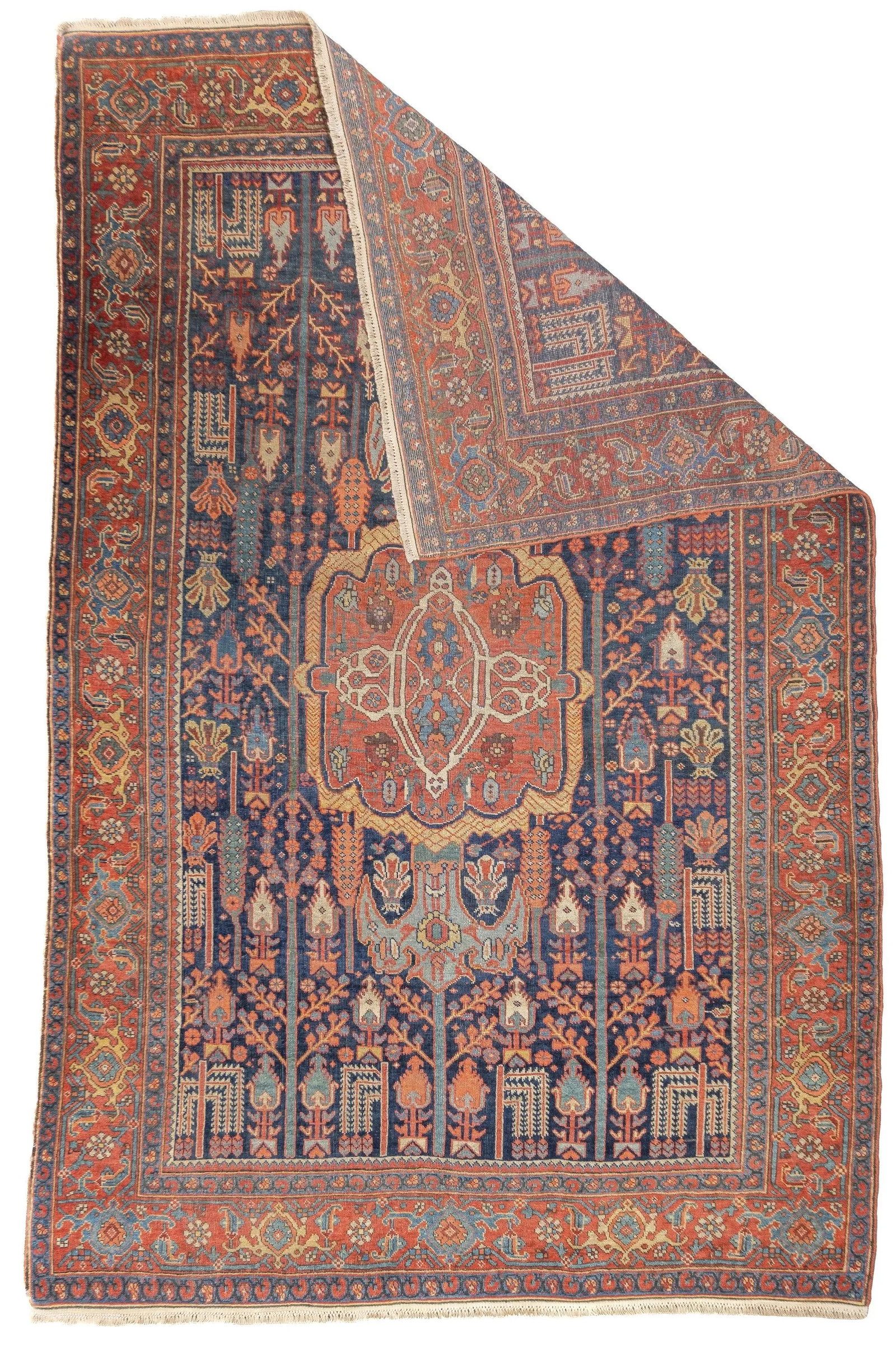 Antique Persian Bidjar Rug 4'7'' X 7'1'' - 2