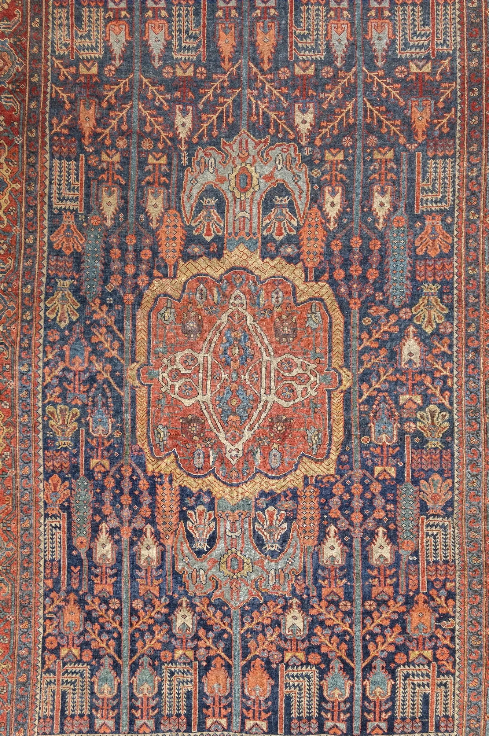 Antique Persian Bidjar Rug 4'7'' X 7'1'' - 3