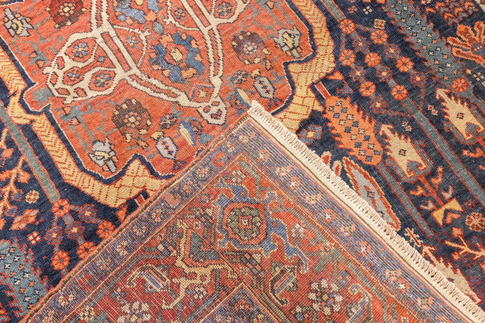 Antique Persian Bidjar Rug 4'7'' X 7'1'' - 7