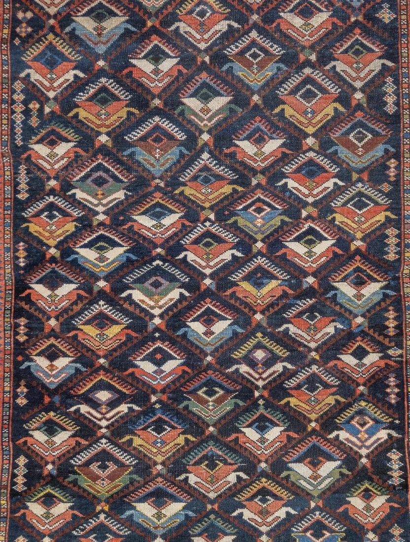Antique Caucasian Kuba Rug 3'10'' X 5'1'' - 3