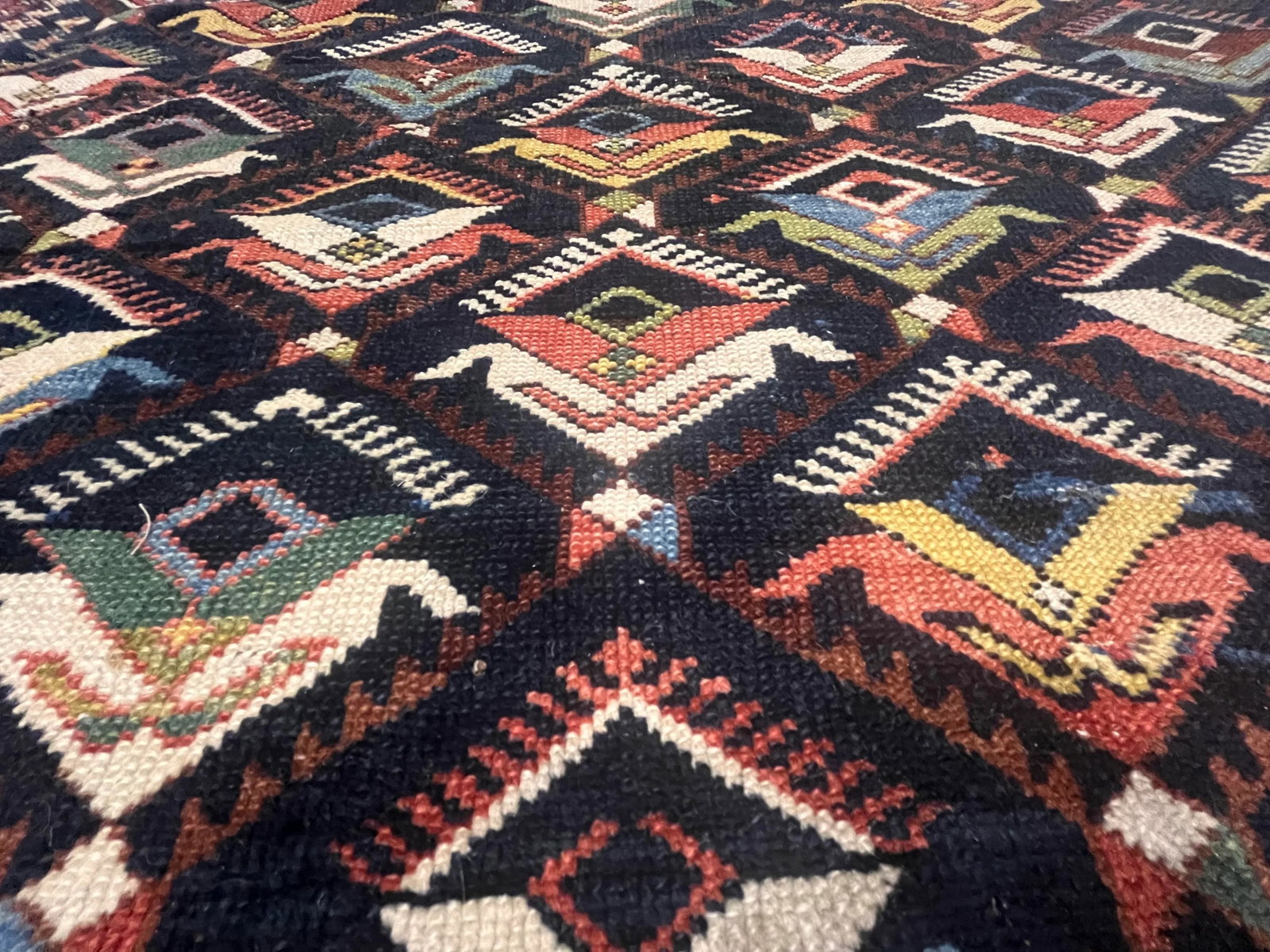 Antique Caucasian Kuba Rug 3'10'' X 5'1'' - 6