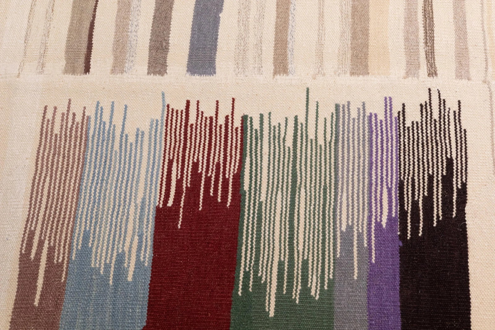 Fine Vintage Scandinavian Kilim Rug 8'4'' X 12'2'' - 4