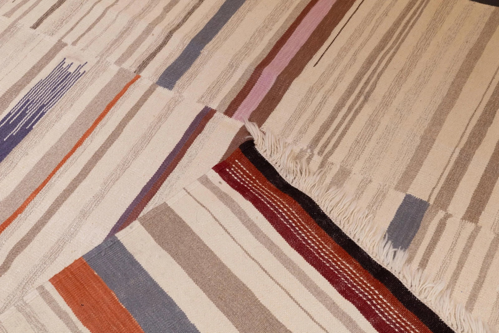 Fine Vintage Scandinavian Kilim Rug 8'4'' X 12'2'' - 6