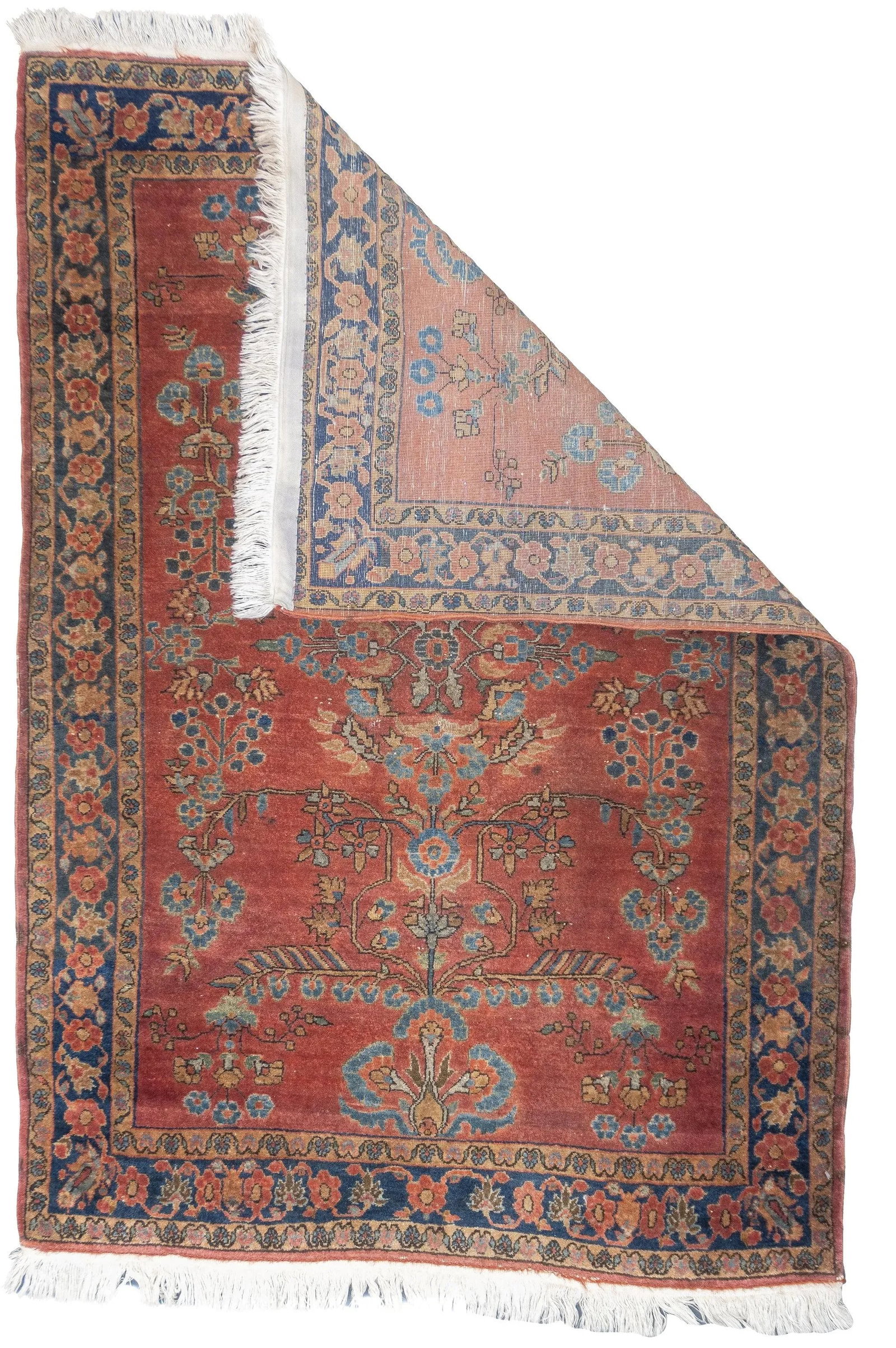 Antique Persian Mohajeran Sarouk Rug 3'3'' X 4'8'' - 2