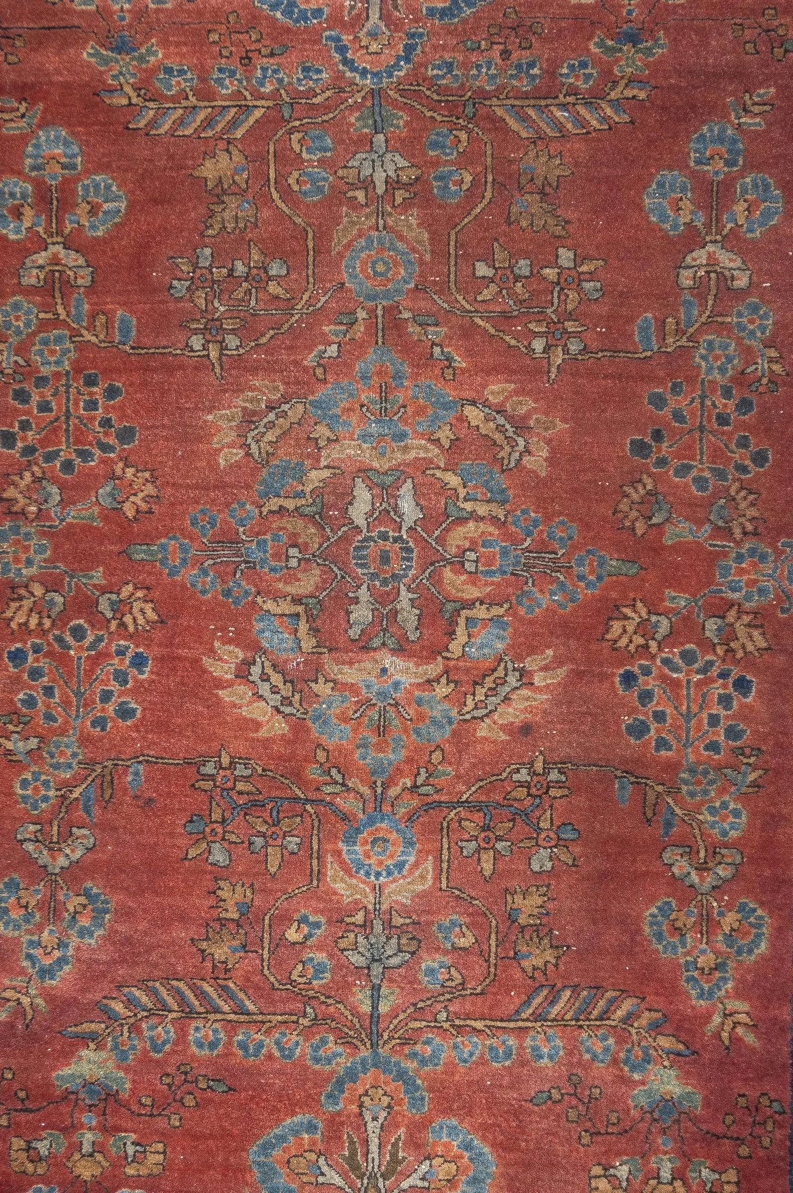 Antique Persian Mohajeran Sarouk Rug 3'3'' X 4'8'' - 3