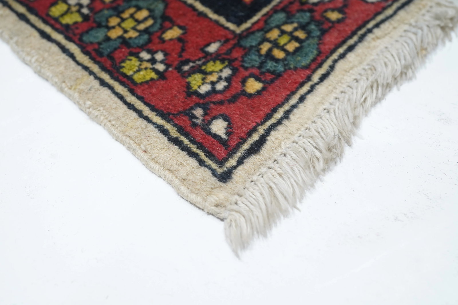 Vintage Red Farahan Persian Area Rug - 6