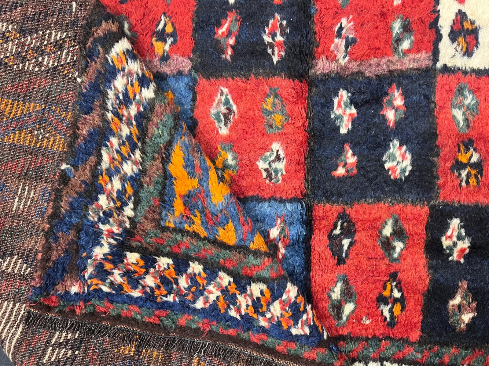 Antique Persian Tribal Lori Rug 6'1" X 7'6" - 4