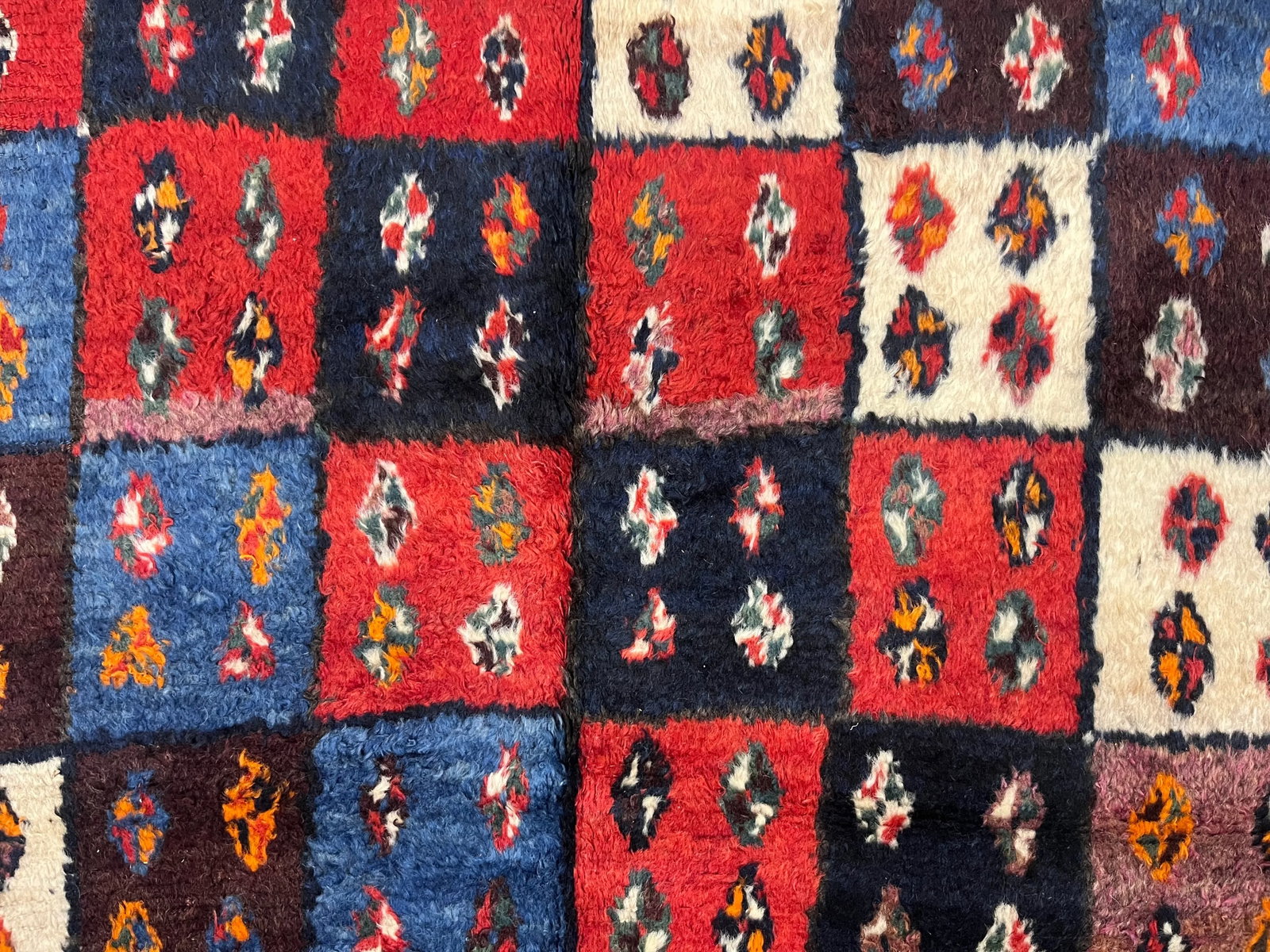 Antique Persian Tribal Lori Rug 6'1" X 7'6" - 5