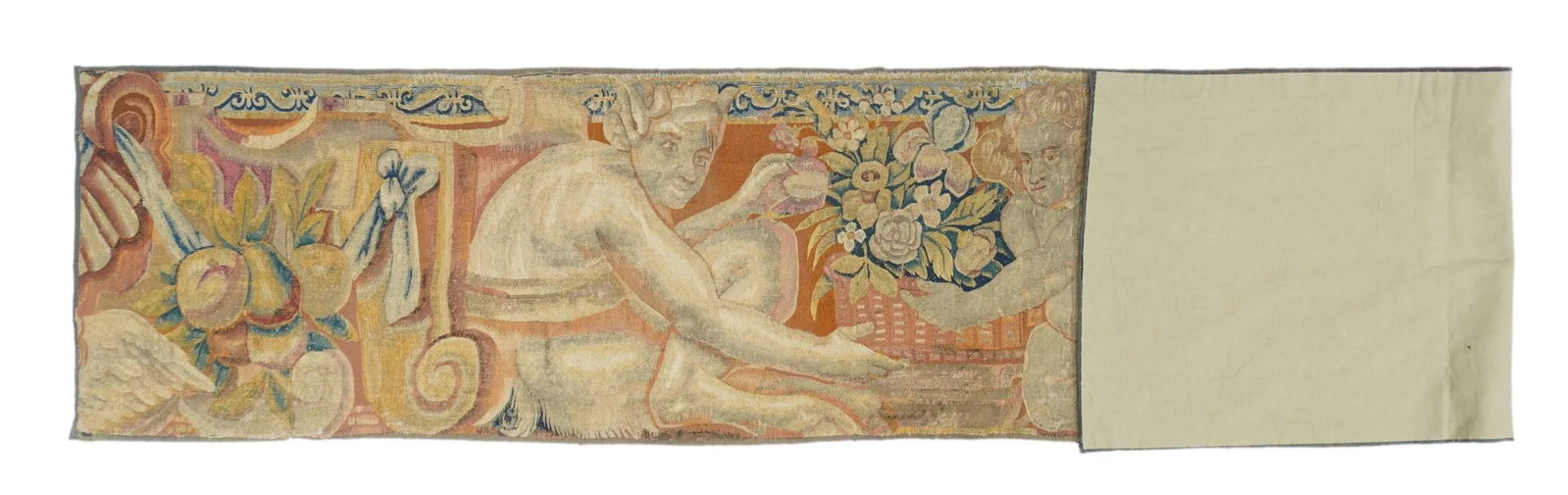 Antique Red Belgian Tapestry Area Rug - 10