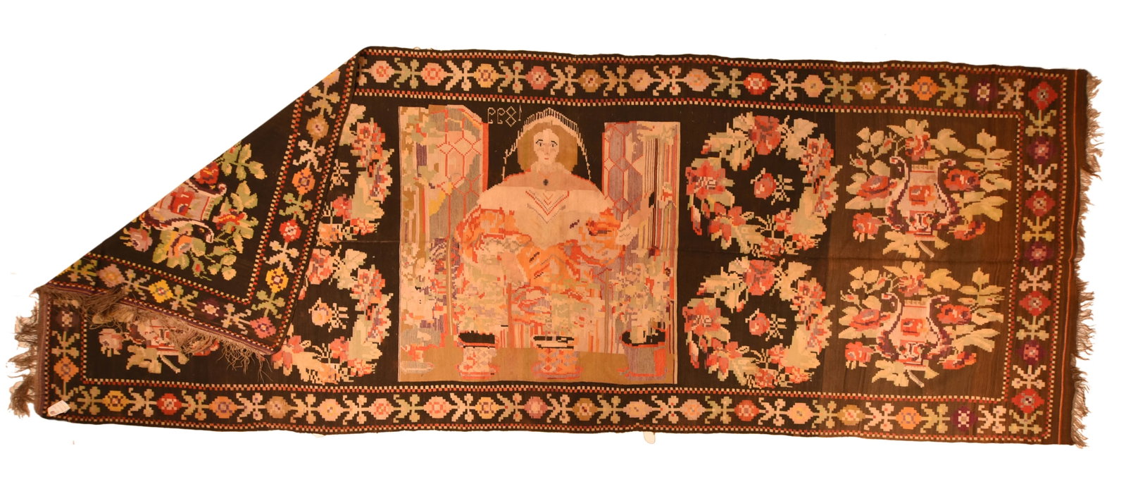 Late 19th Century Antique Bessarabian Kilim Rug - 2