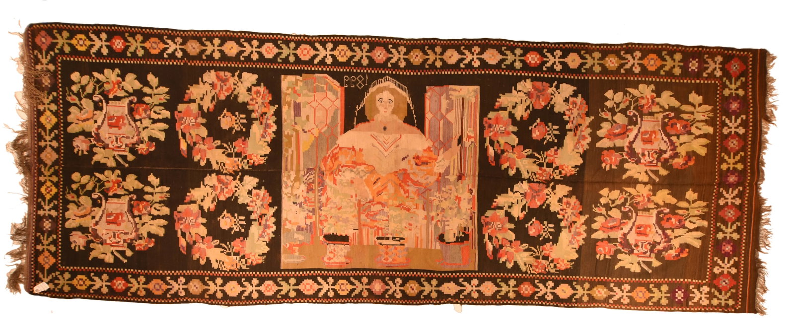 Late 19th Century Antique Bessarabian Kilim Rug - 4