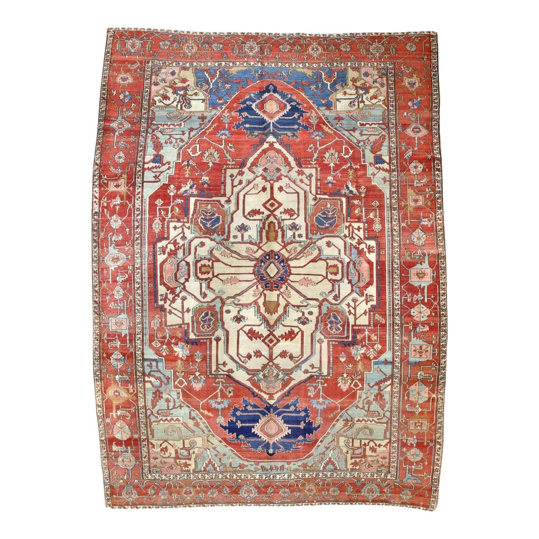 Antique Persian Serapi Rug 9'11" X 13'4" (1 of 15)