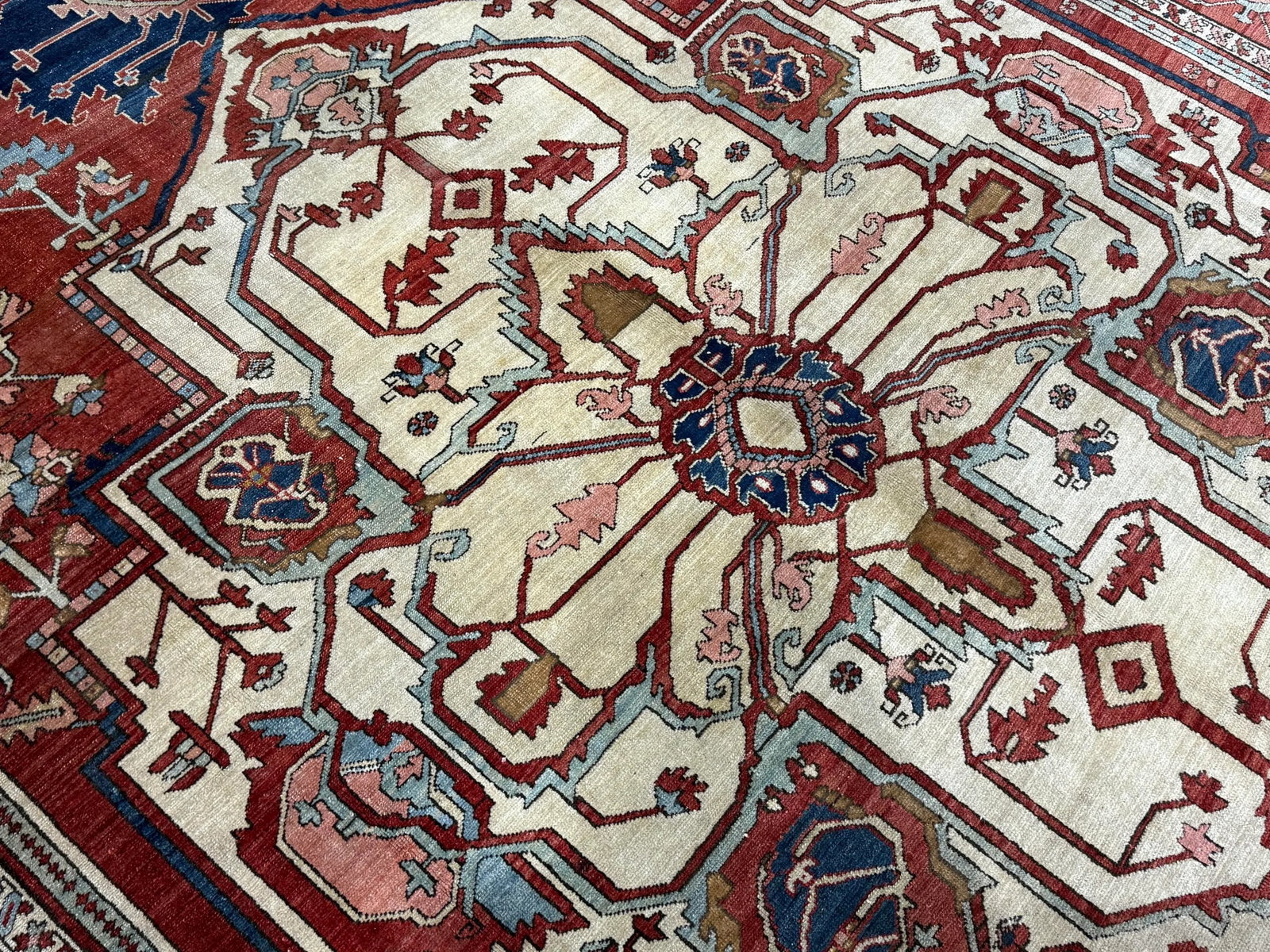 Antique Persian Serapi Rug 9'11" X 13'4" - 6