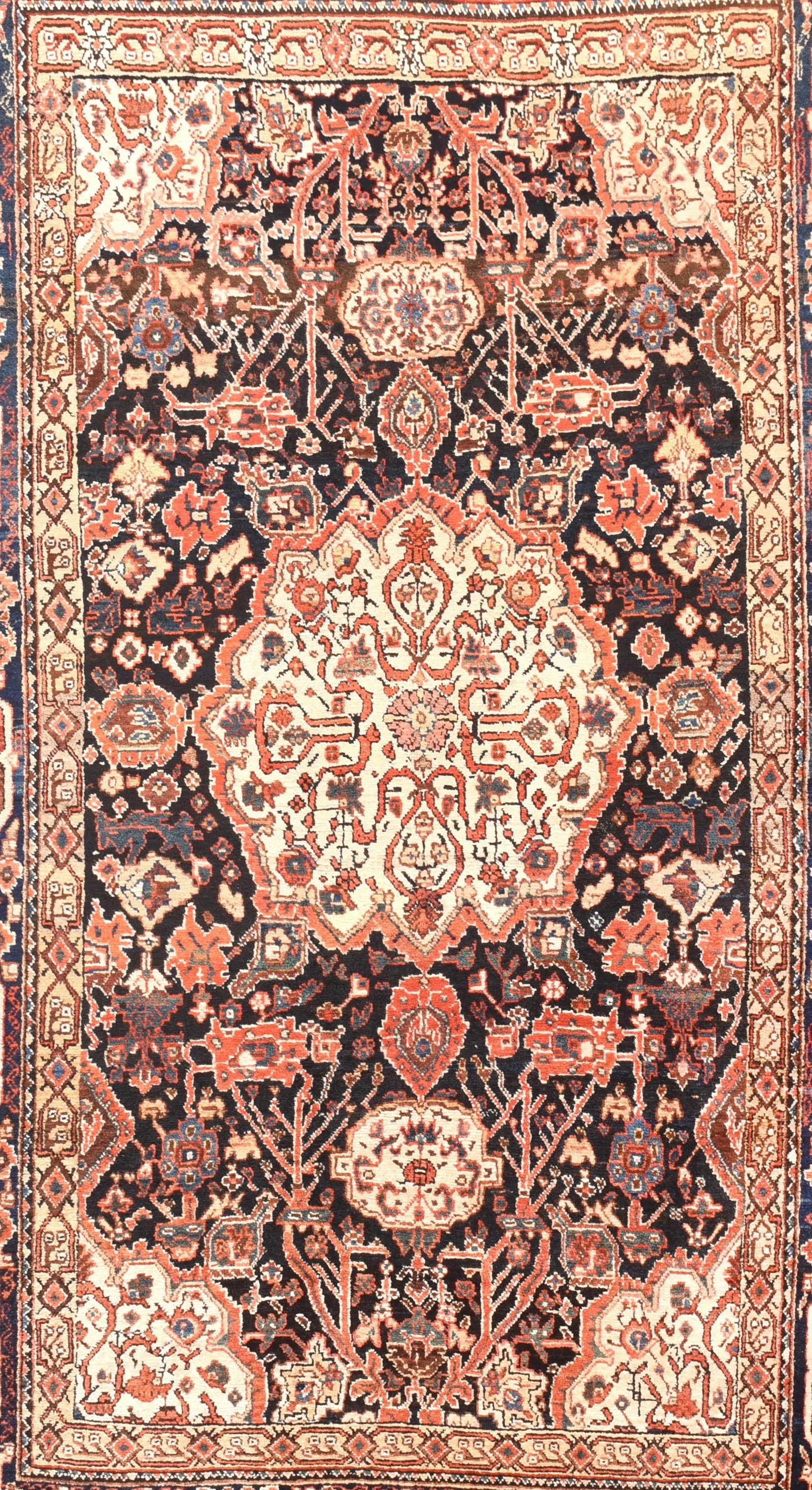 Antique Red Bakhtiari Persian Area Rug - 2