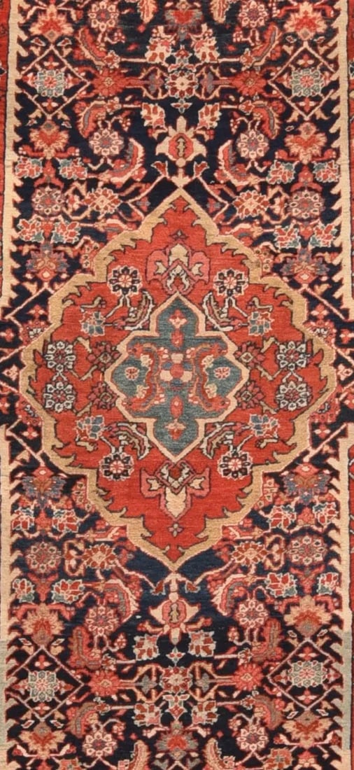 Antique Rust Persian Heriz Serapi Area Rug - 3