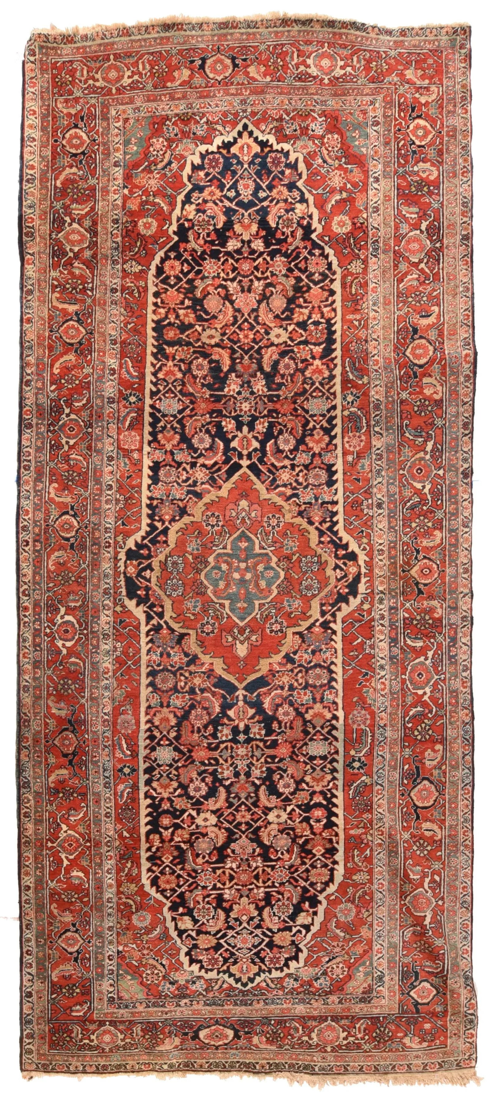 Antique Rust Persian Heriz Serapi Area Rug - 4