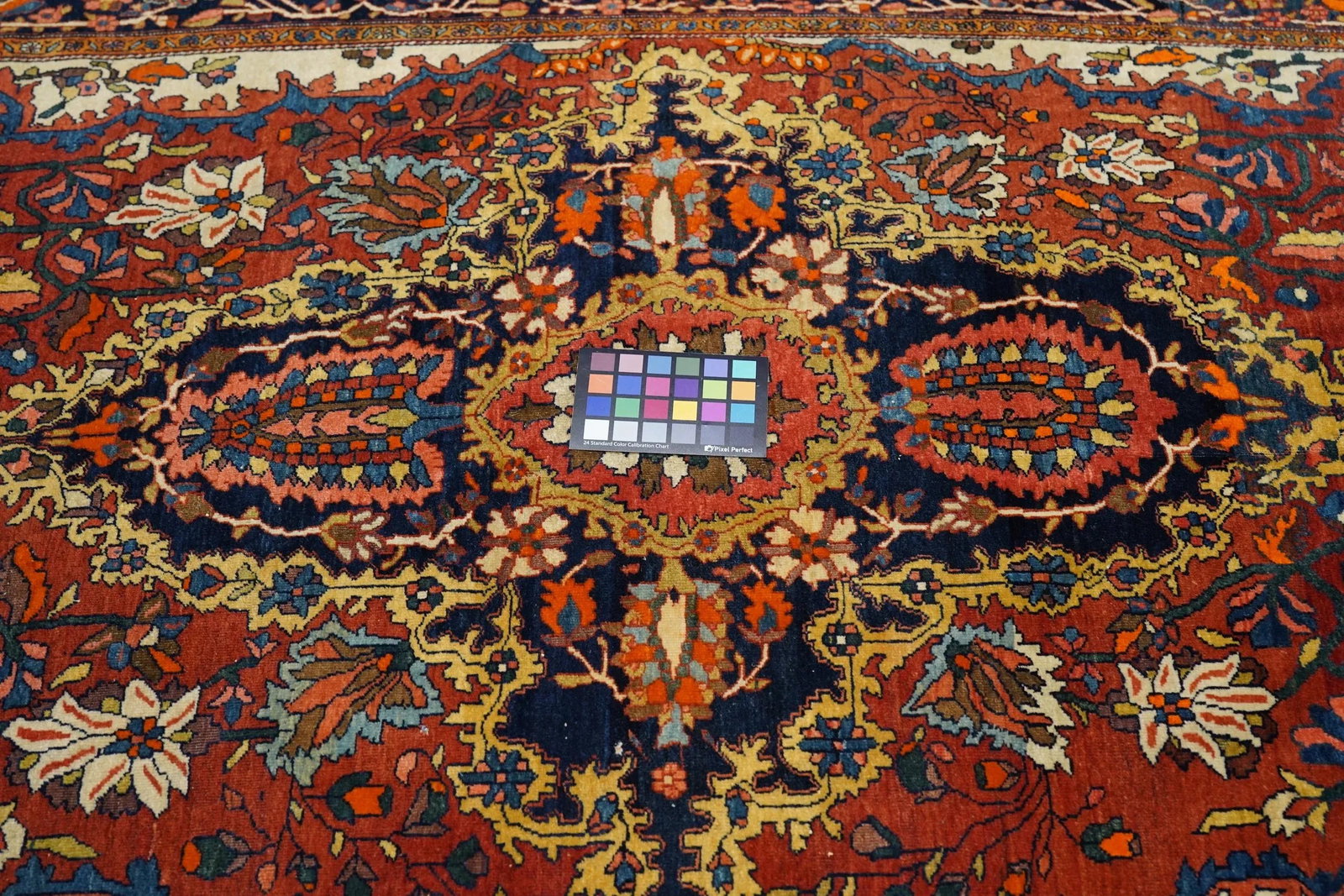 Antique Rose Farahan Persian Area Rug - 4