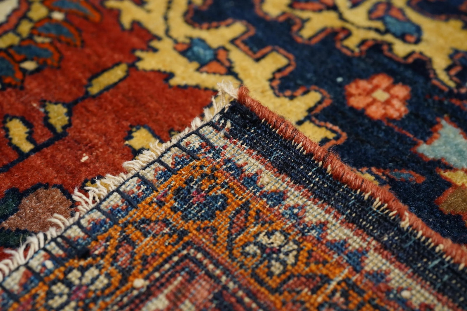 Antique Rose Farahan Persian Area Rug - 5