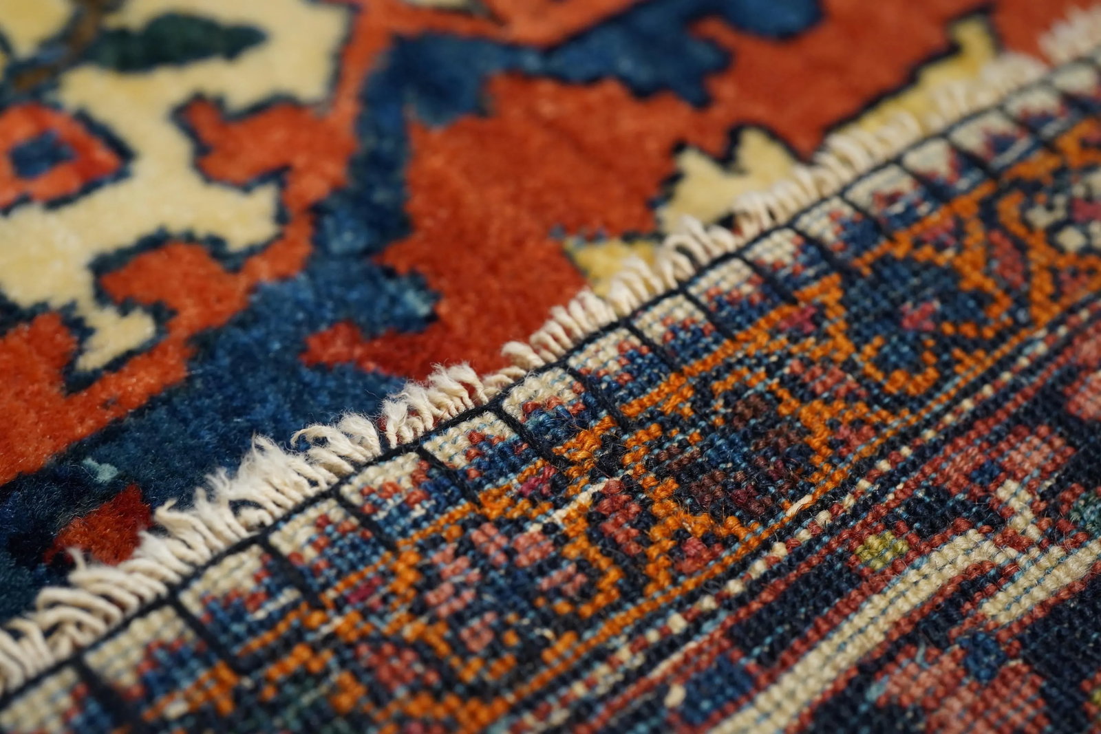 Antique Rose Farahan Persian Area Rug - 7