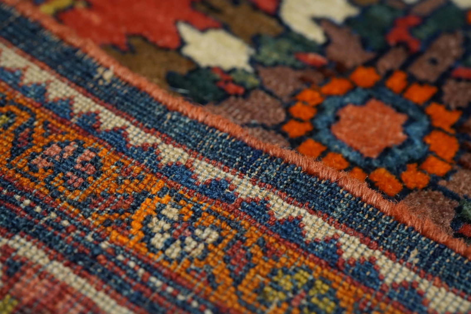Antique Rose Farahan Persian Area Rug - 8