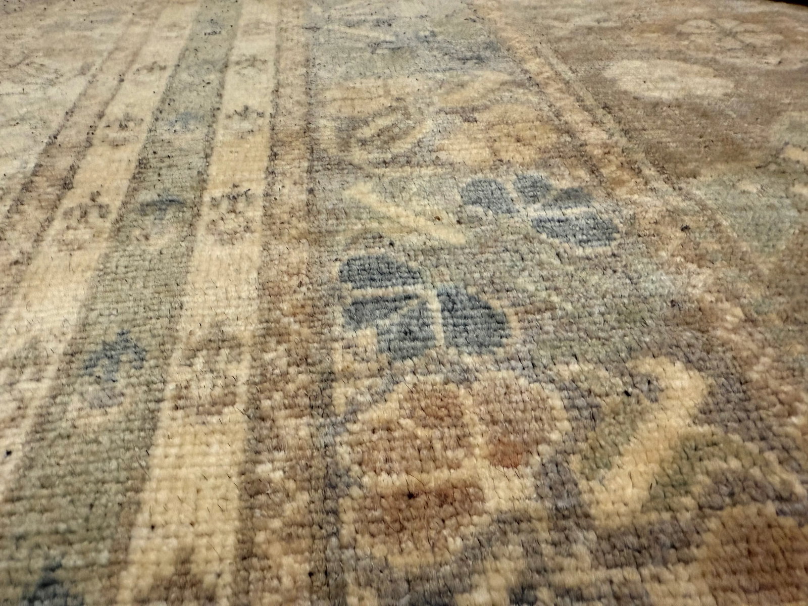 Antique Turkish Tribal Wool Rug 4'10" X 7'8" - 3