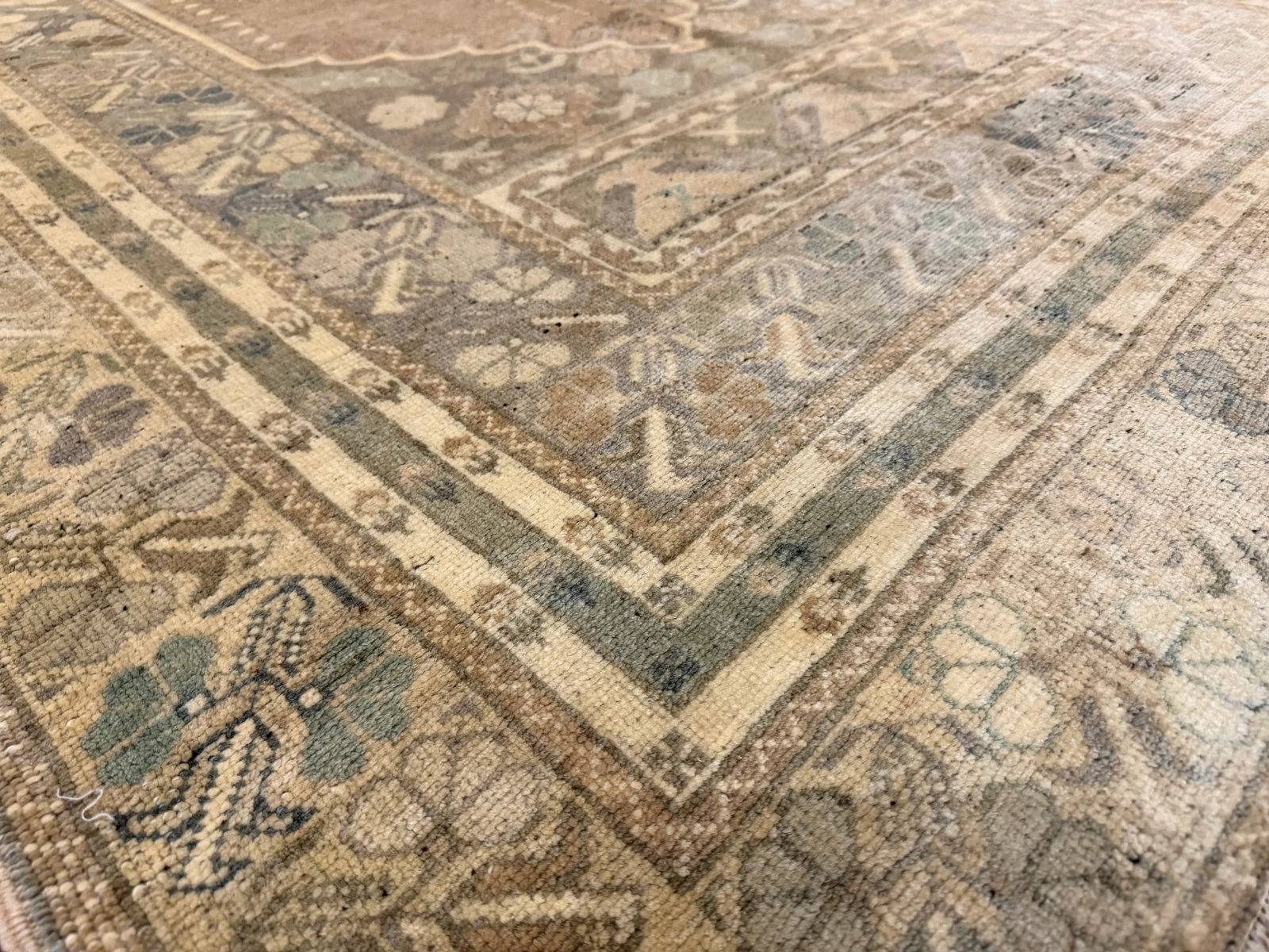Antique Turkish Tribal Wool Rug 4'10" X 7'8" - 5