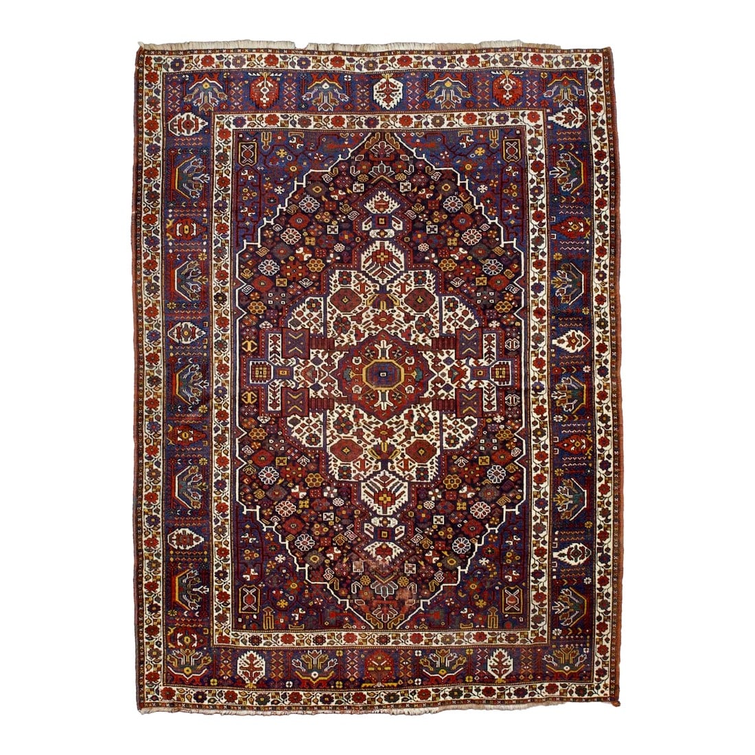 Antique Persian Qashqai Rug 6'2" X 8'4" (1 of 7)