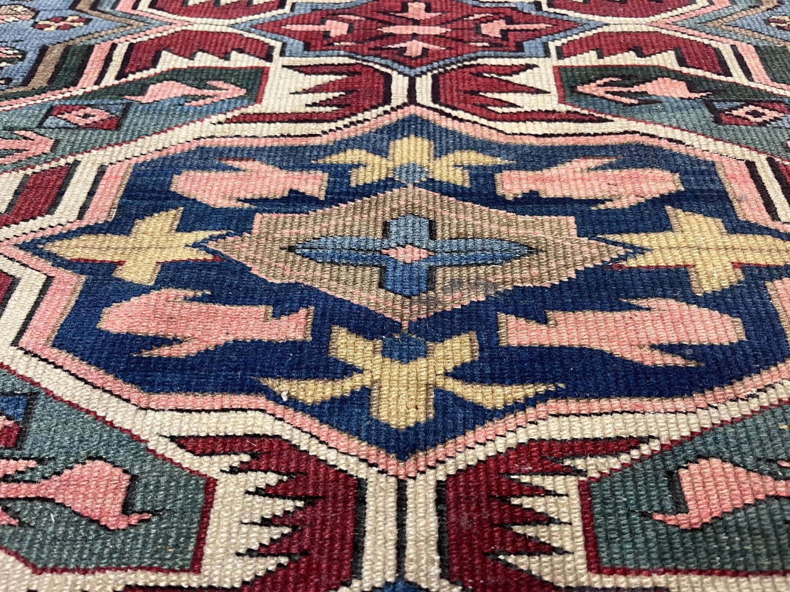 Fine Antique Caucasian Kuba Rug 3'7" X 5'1" - 3