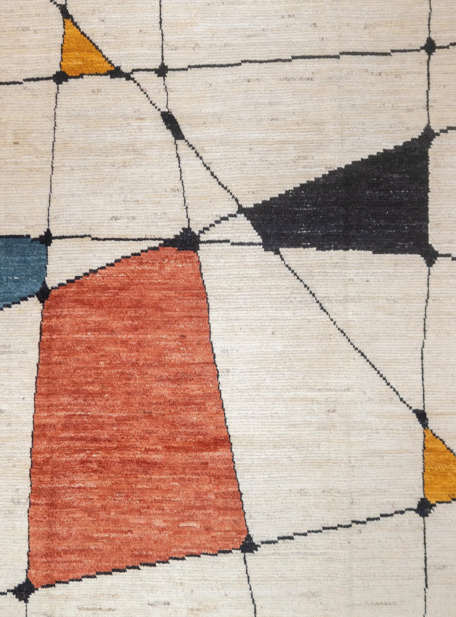 Fine Contemporary Moroccan Wool Rug 8'0" X 10'1'' - 4