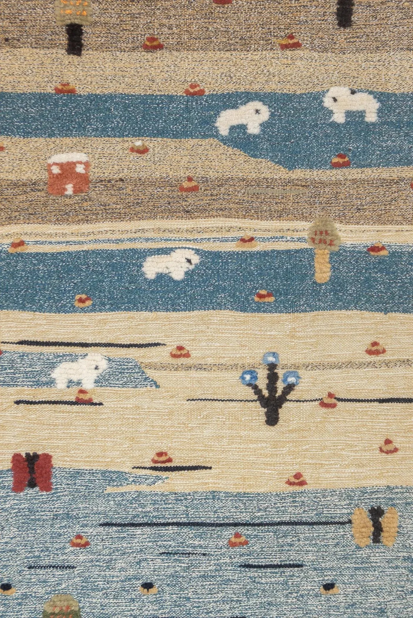 Fine Vintage Turkish Kilim Rug 3'8'' X 5'7'' - 3