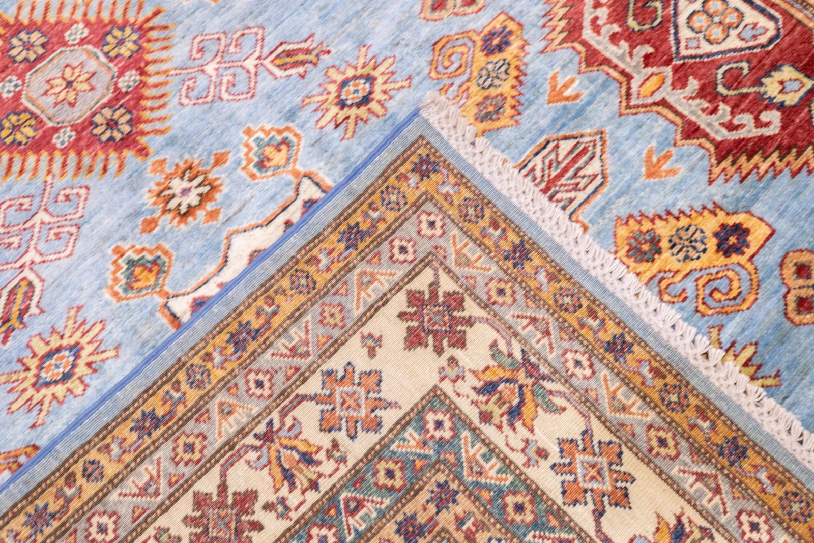 Contemporary Kazak Rug 6'0" X 6'1'' - 8