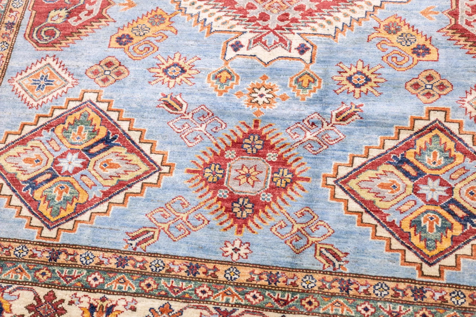 Contemporary Kazak Rug 6'0" X 6'1'' - 9