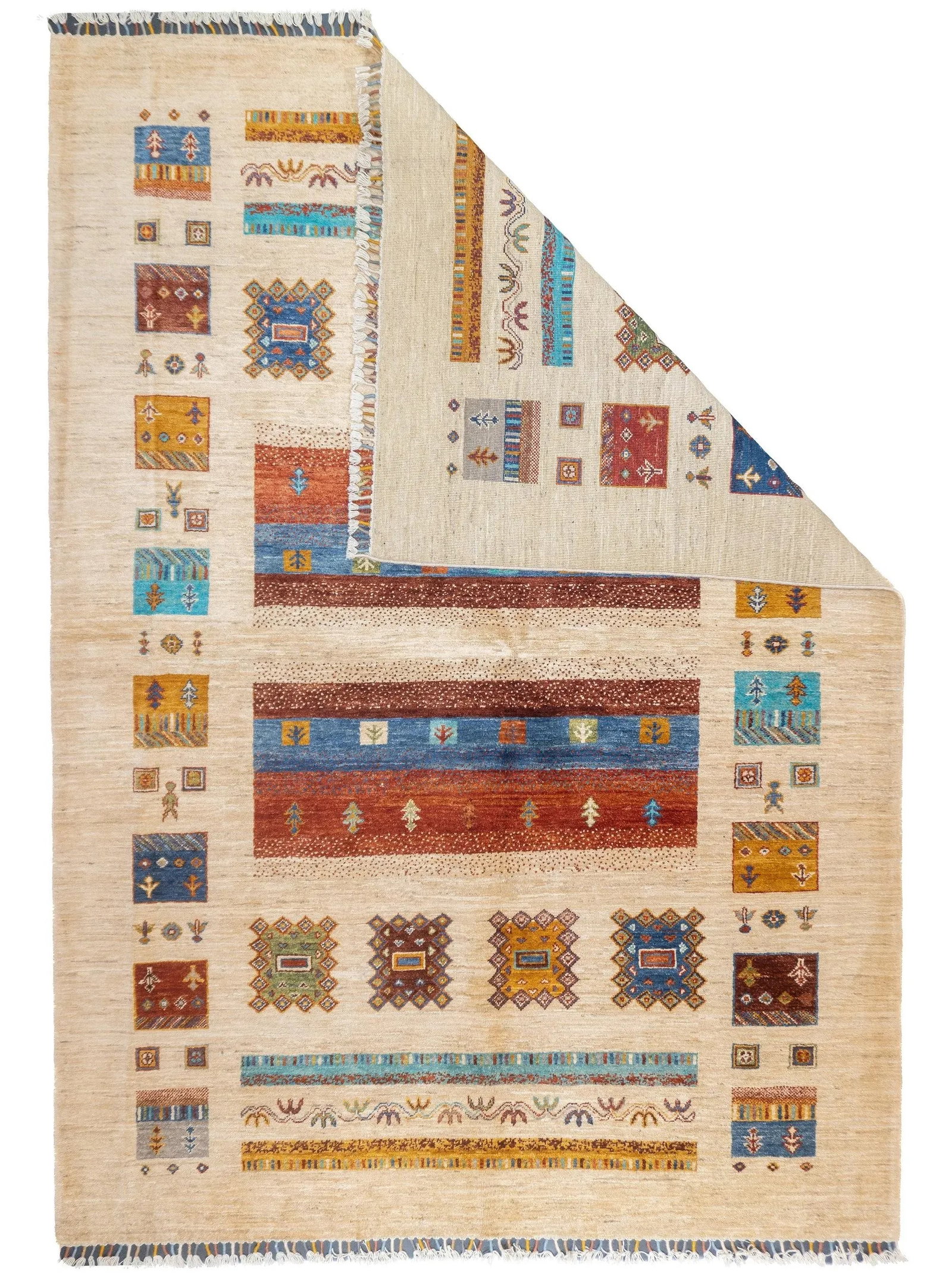 Contemporary Gabbeh Rug 5'8'' X 8'0" - 2