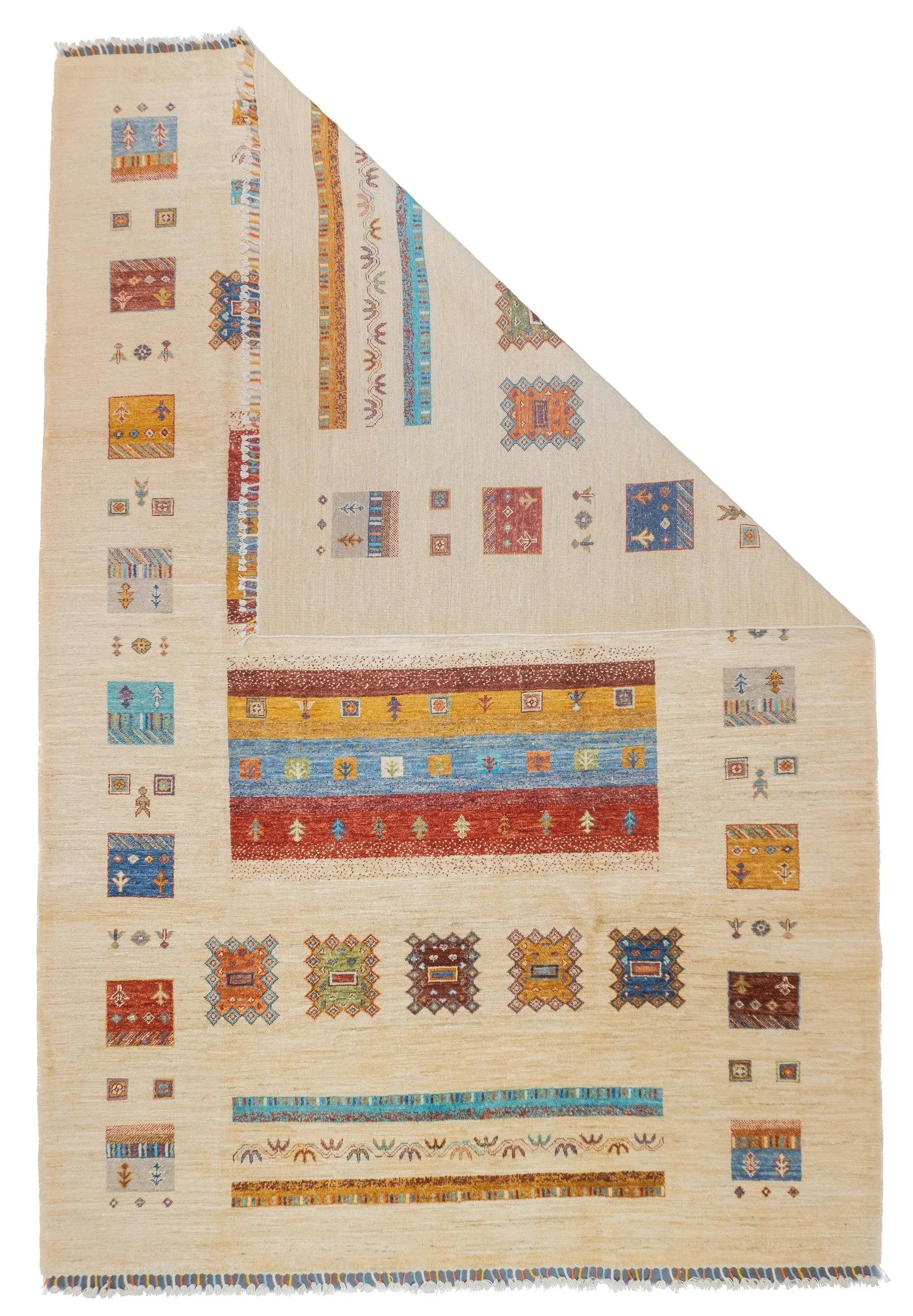Contemporary Gabbeh Rug 6'7'' X 9'9'' - 2