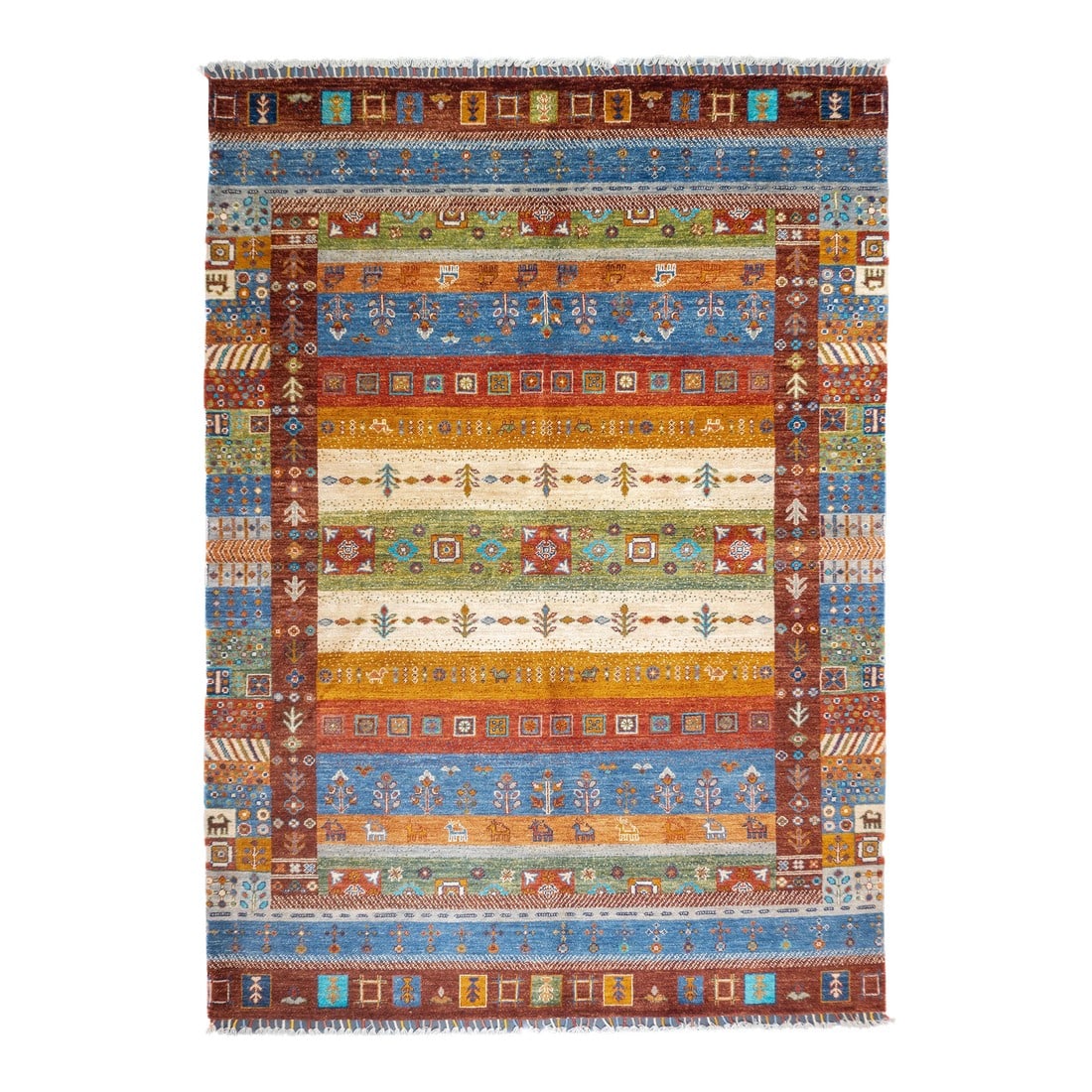Contemporary Gabbeh Rug 5'9'' X 8'0" (1 of 10)