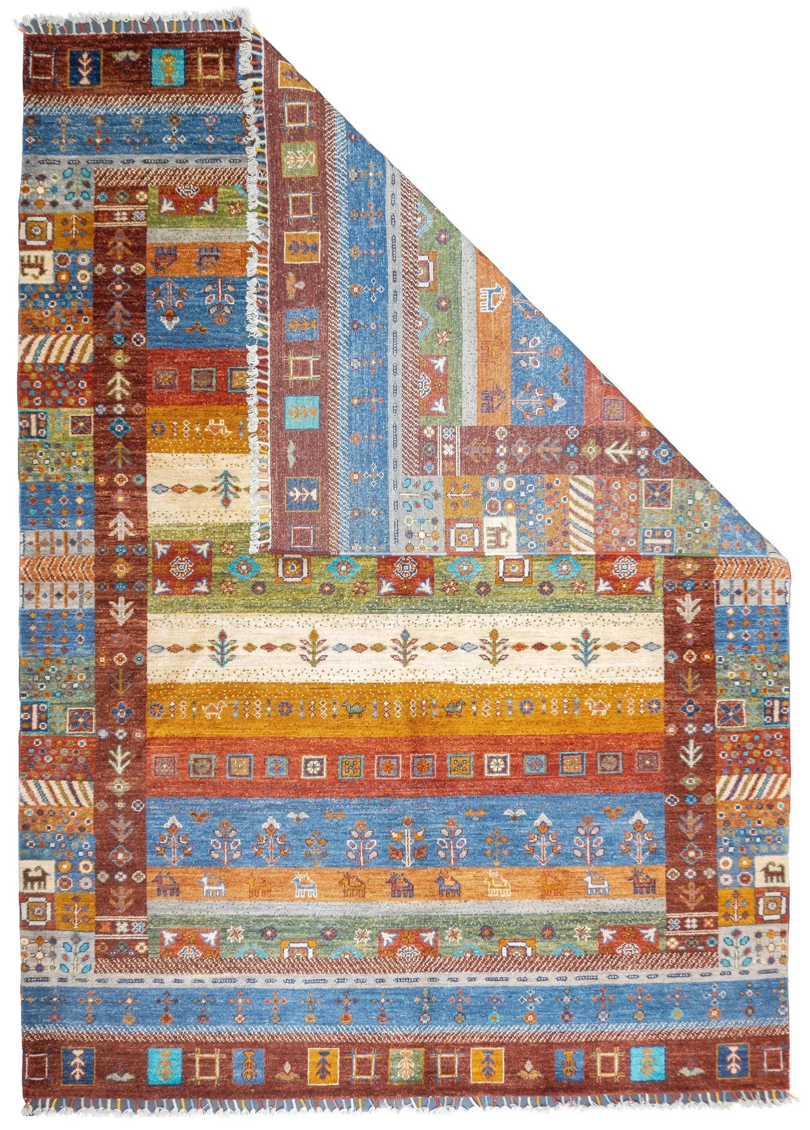Contemporary Gabbeh Rug 5'9'' X 8'0" - 2