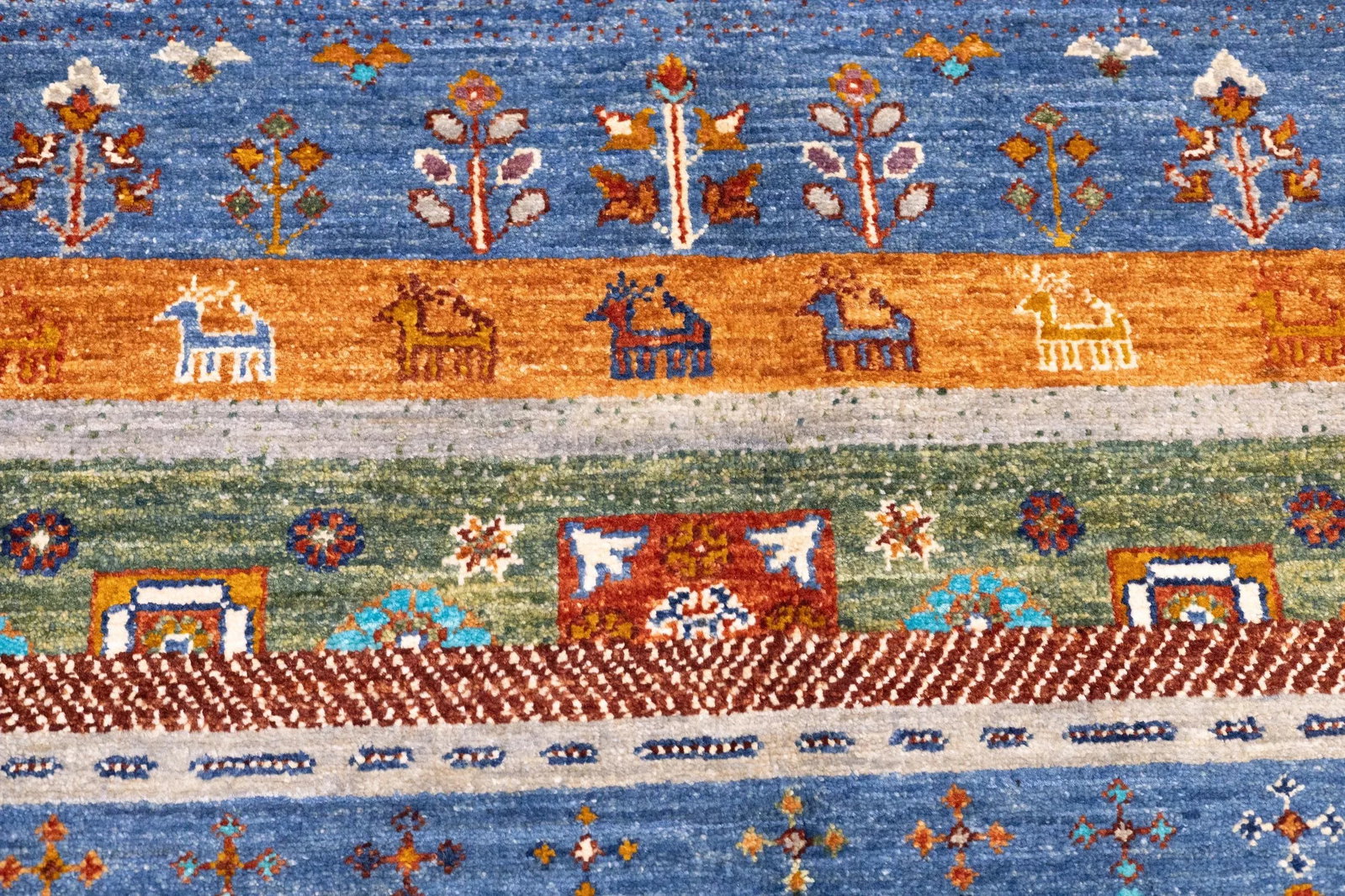 Contemporary Gabbeh Rug 5'9'' X 8'0" - 7